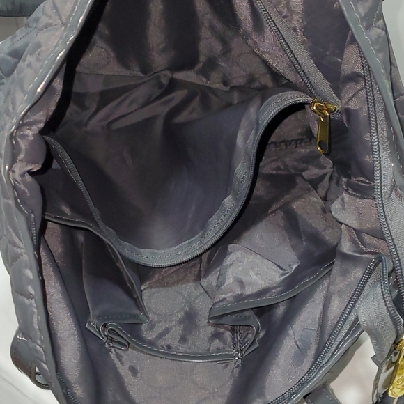 NWOT Joy Mangano Gray Quilted pocketbook - Picture 8 of 10